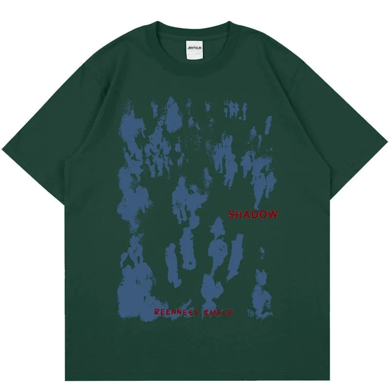 Crowd Control Graphic Tee – Men's Baggy Cotton T-Shirt