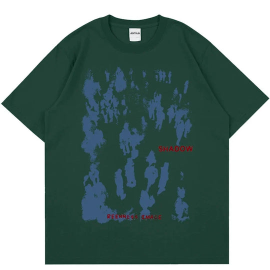 Crowd Control Graphic Tee – Men's Baggy Cotton T-Shirt