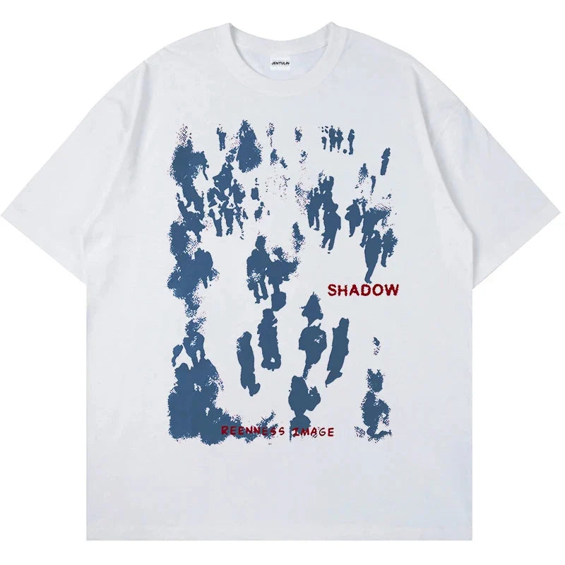 Crowd Control Graphic Tee – Men's Baggy Cotton T-Shirt