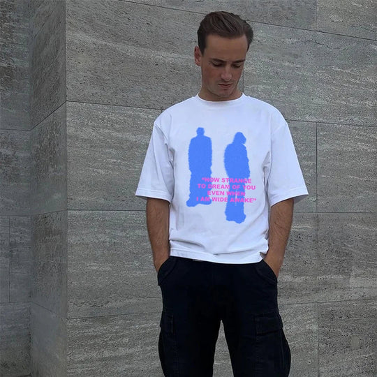 Discussions Graphic Tee – Men's Baggy Cotton T-Shirt