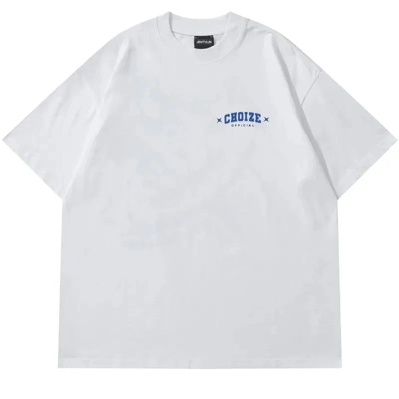 E Eternal Graphic Tee – Men's Relaxed Baggy Cotton T-Shirt
