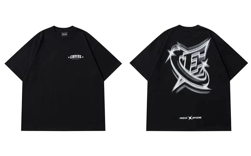 E Eternal Graphic Tee – Men's Relaxed Baggy Cotton T-Shirt
