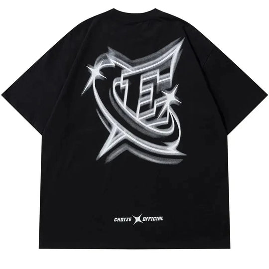 E Eternal Graphic Tee – Men's Relaxed Baggy Cotton T-Shirt