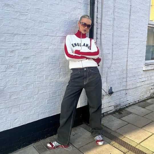 England Embroidered Track Jumper – Women's Blokecore Zip-Up
