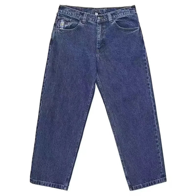 Essential Baggy Jeans – Men's Wide-Leg Lightweight Denim