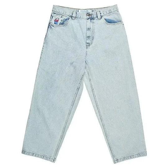 Essential Baggy Jeans – Men's Wide-Leg Lightweight Denim