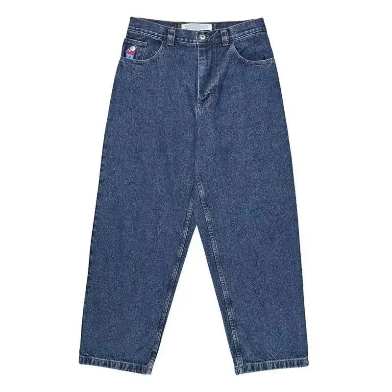 Essential Baggy Jeans – Men's Wide-Leg Lightweight Denim