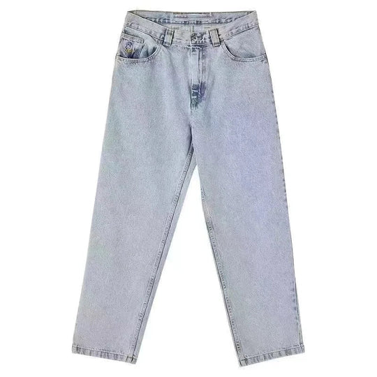 Essential Baggy Jeans – Men's Wide-Leg Lightweight Denim