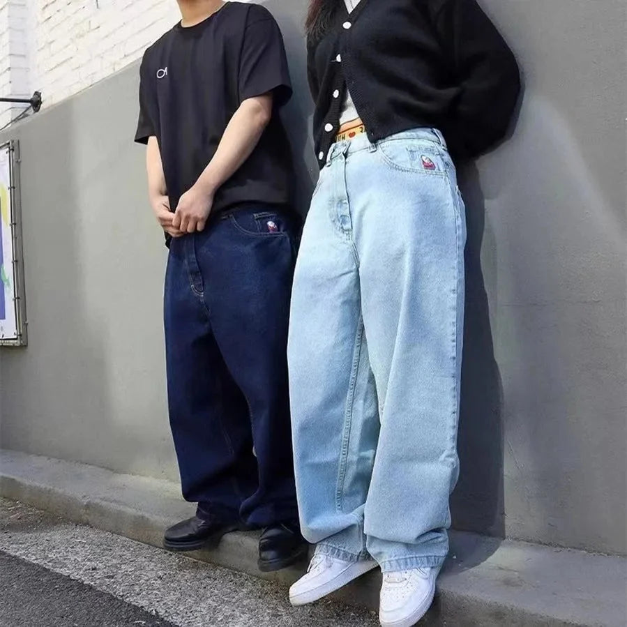 Essential Baggy Jeans – Men's Wide-Leg Lightweight Denim
