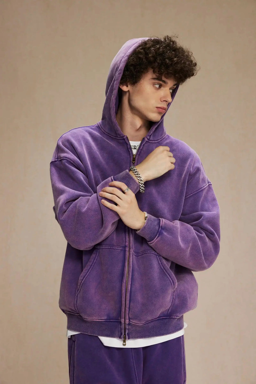 Essential Zip-Up Hoodie – Full-Zip Fleece Layering Piece