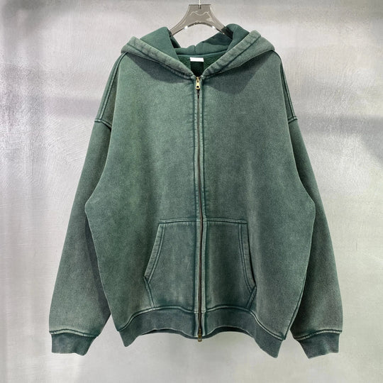 Essential Zip-Up Hoodie – Full-Zip Fleece Layering Piece