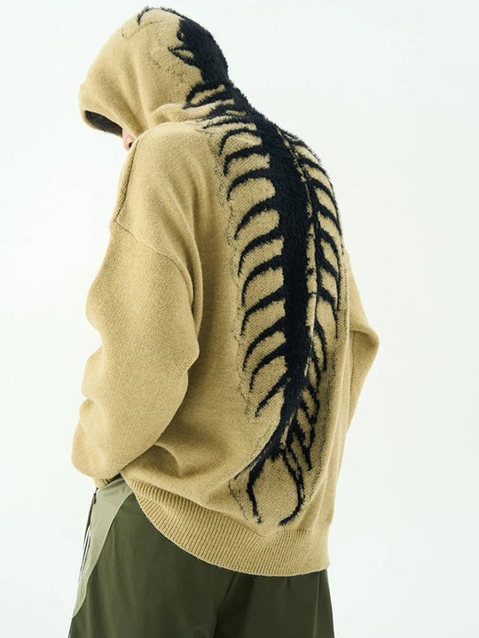 Exoskeleton Graphic Hoodie – Unisex Relaxed Fit Pullover
