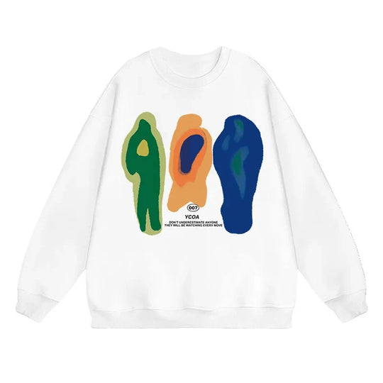 Heat Print Graphic Hoodie – Unisex Relaxed Fit Sweatshirt