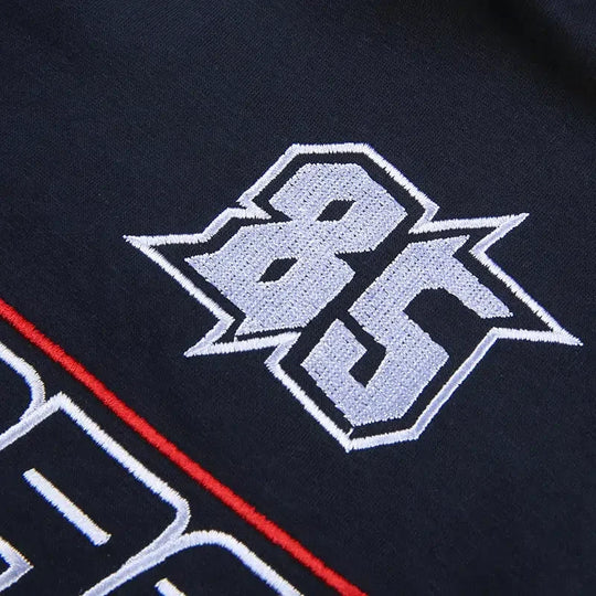 Knitted Racing Jacket – Women's Sporty Retro Zip-Up