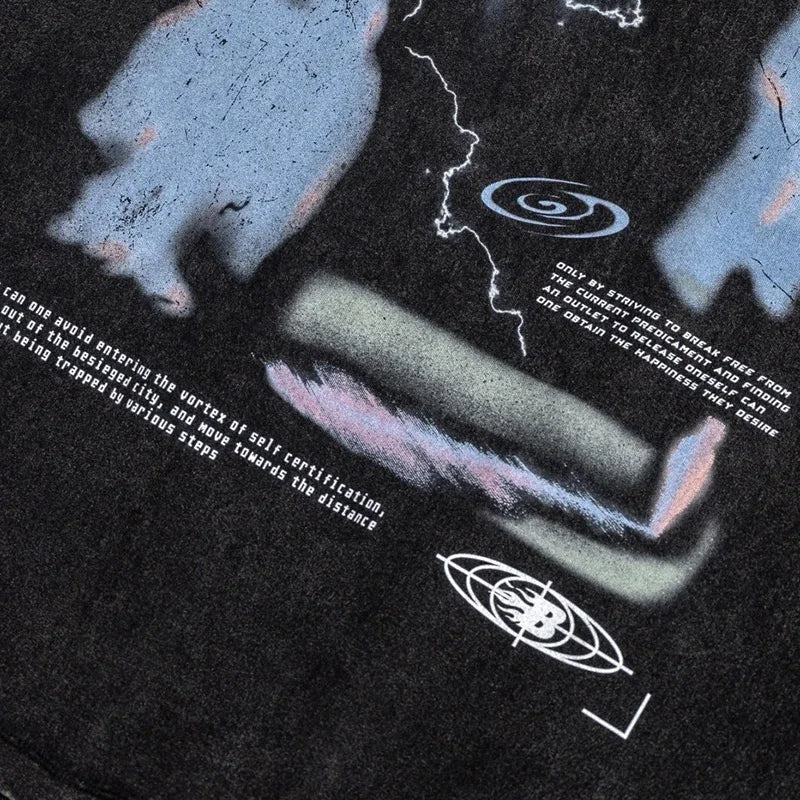 Locked In Graphic Tee – Men's Baggy Cotton T-Shirt