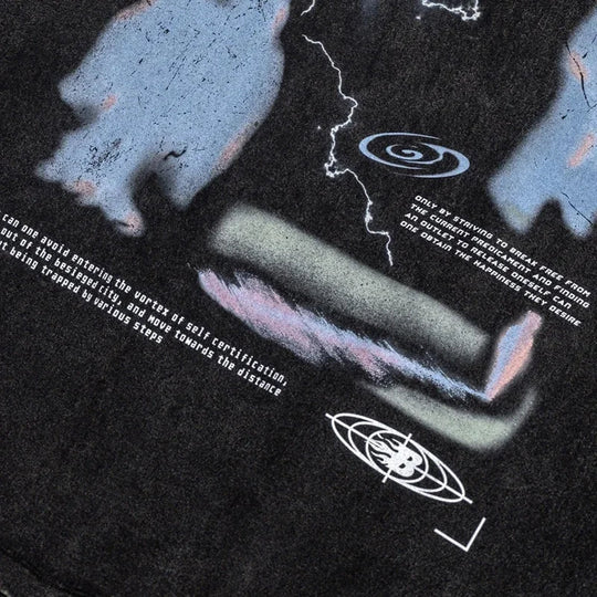 Locked In Graphic Tee – Men's Baggy Cotton T-Shirt
