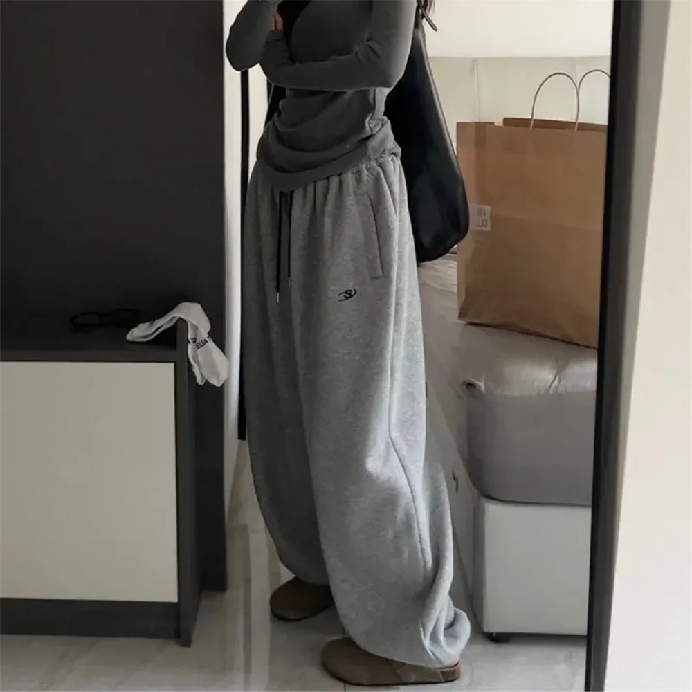 Loose Baggy Joggers – Unisex Lightweight Fleece Sweatpants