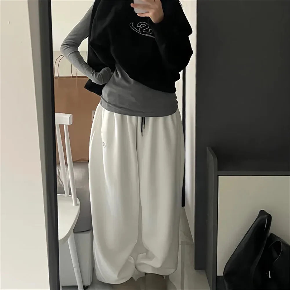 Loose Baggy Joggers – Unisex Lightweight Fleece Sweatpants