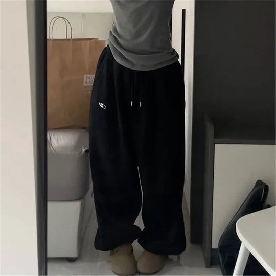 Loose Baggy Joggers – Unisex Lightweight Fleece Sweatpants