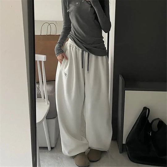 Loose Baggy Joggers – Unisex Lightweight Fleece Sweatpants