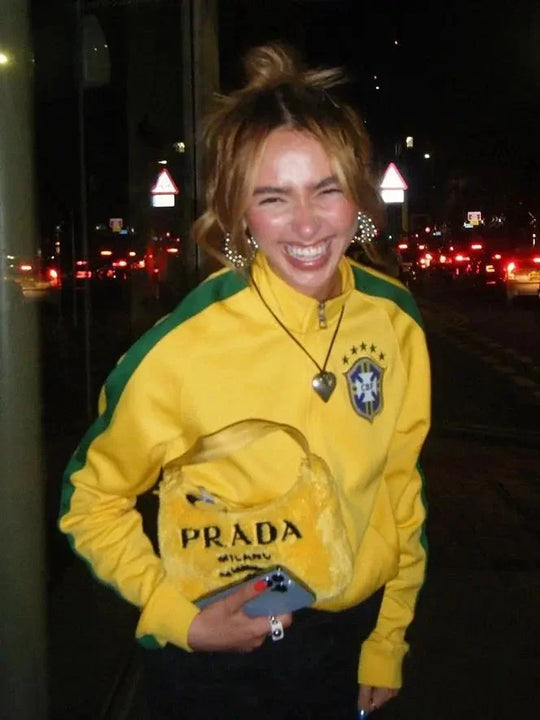 Brazil Track Jacket – Women's Baggy Oversized Zip-Up