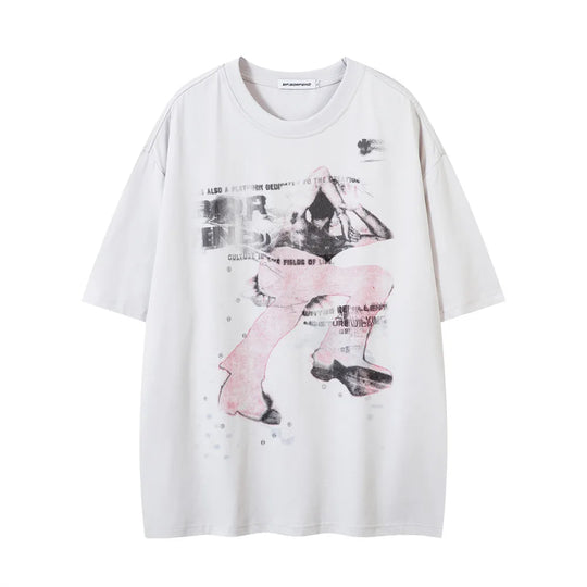 Portrait Print Graphic Tee – Men's Relaxed T-Shirt