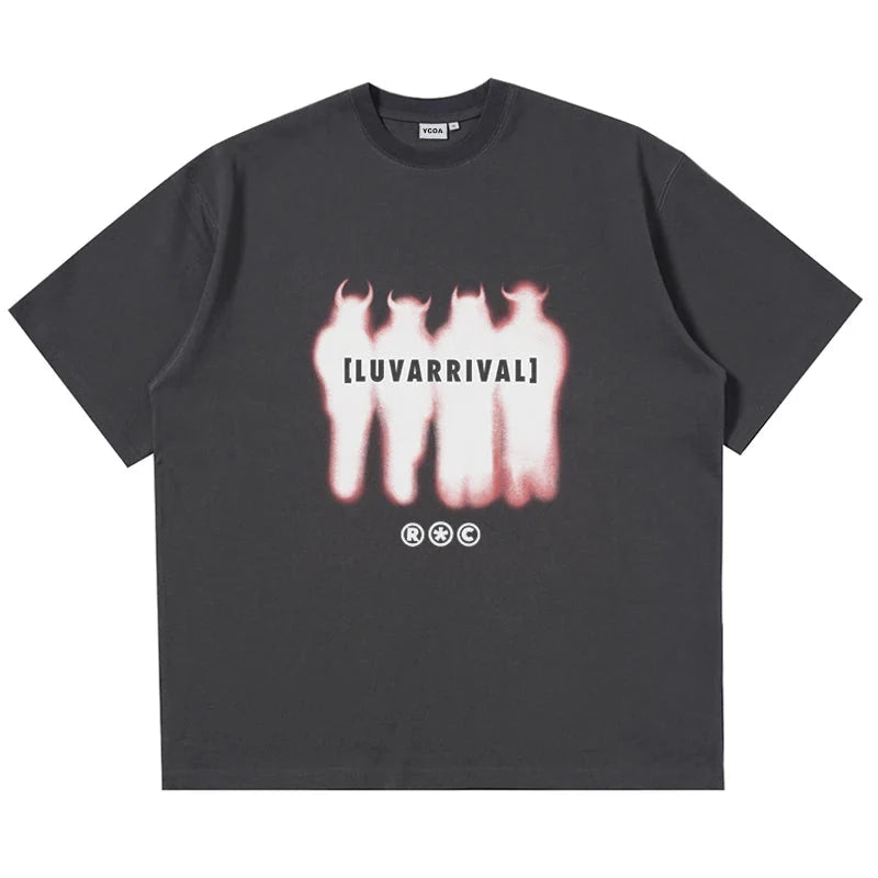 Red Devils Graphic Tee – Men's Baggy T-Shirt