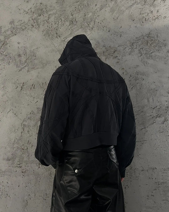 Seraphim Paneled Hoodie – Unisex Oversized Fleece Pullover