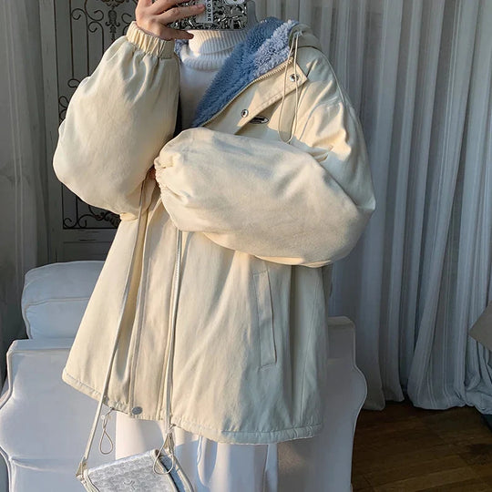 Sherpa Fleece Hooded Jacket – Women's Lined Coat