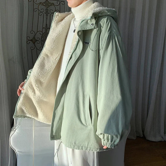 Sherpa Fleece Hooded Jacket – Women's Lined Coat