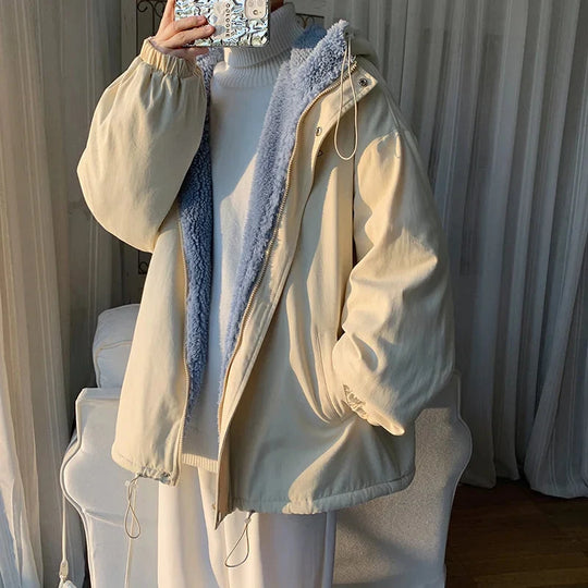 Sherpa Fleece Hooded Jacket – Women's Lined Coat