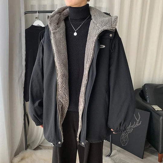 Sherpa Fleece Hooded Jacket – Women's Lined Coat