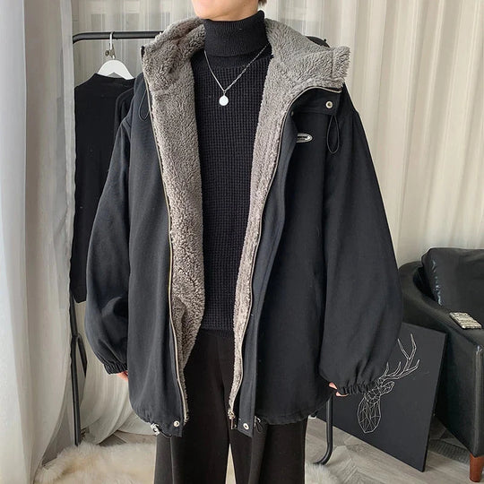 Sherpa Fleece Hooded Jacket – Women's Lined Coat