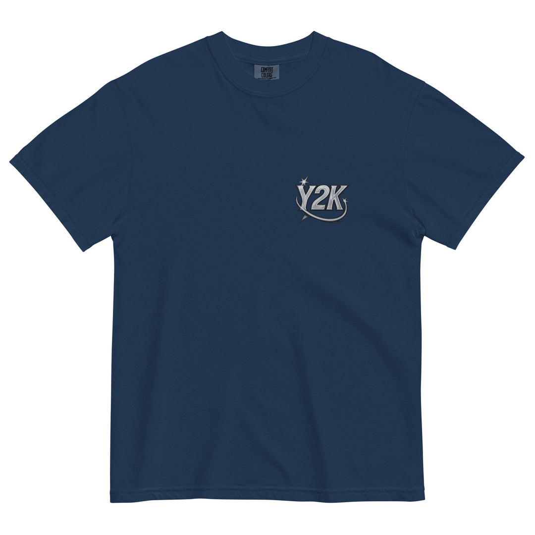 Silver Star Graphic Tee – Men's Heavyweight Cotton T-Shirt