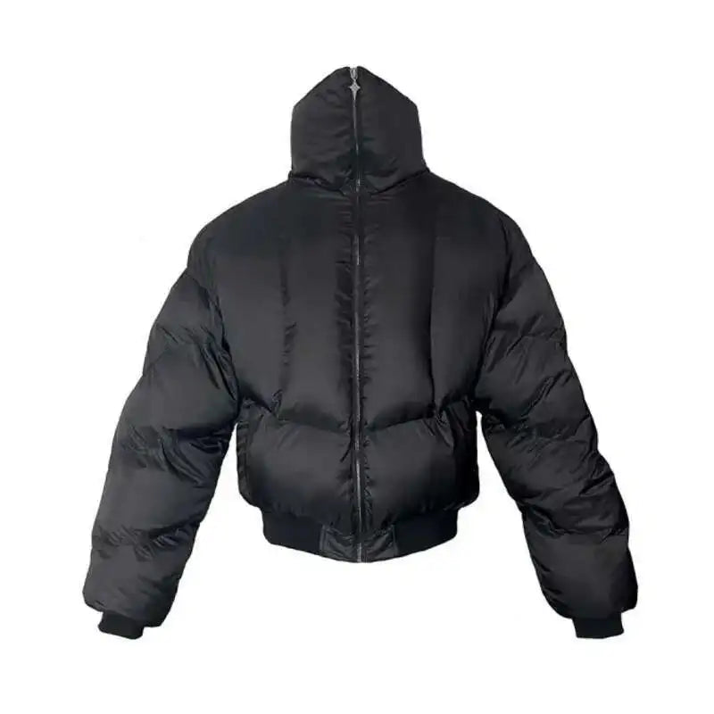 Star Zip Puffer Jacket – Men's Boxy Quilted Coat