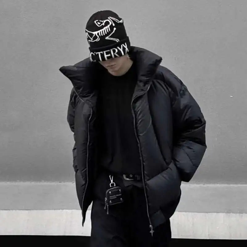 Star Zip Puffer Jacket – Men's Boxy Quilted Coat