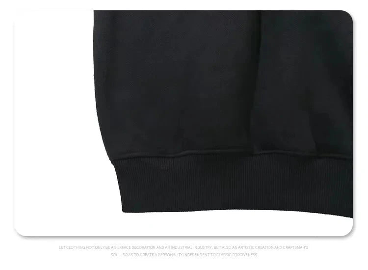 Foam Graphic Hoodie – Men's Baggy Stitch Detail Pullover