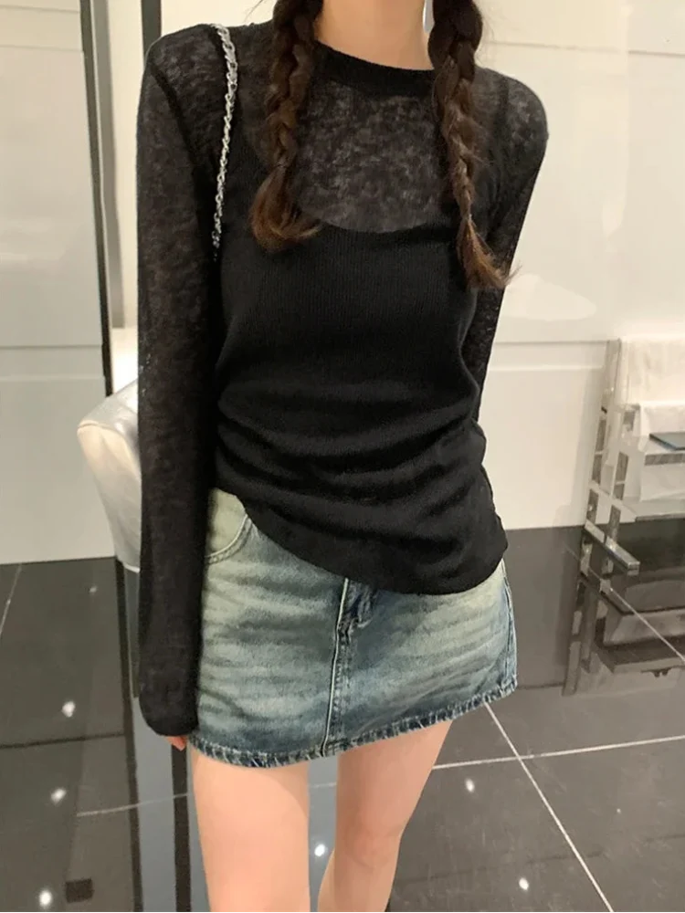 Thin Long Sleeve Top – Women's Relaxed Summer Fit