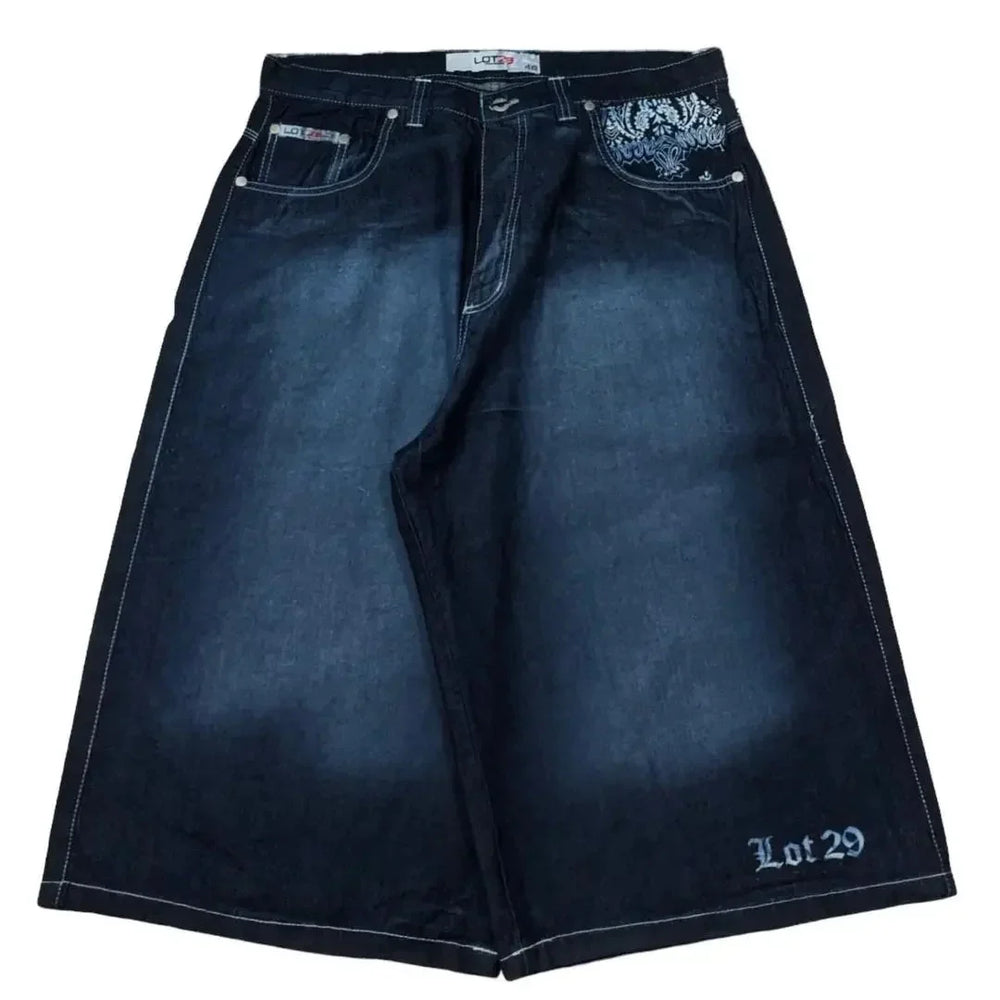 Underground Graphic Jorts – Men's Baggy Denim Shorts