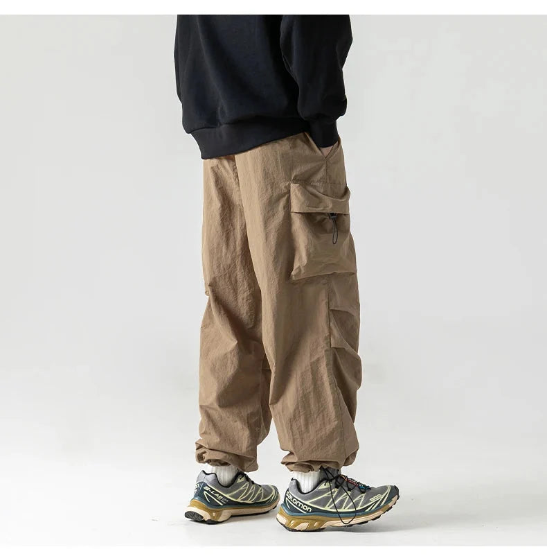 Utility Cargo Trousers – Unisex Baggy Multi-Pocket Pants
