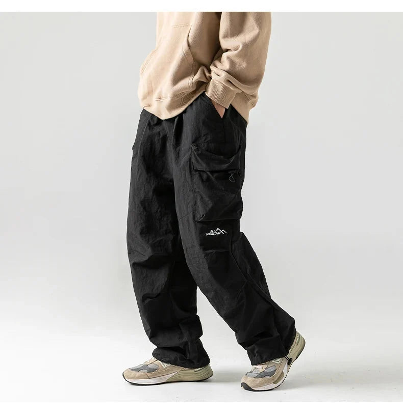 Utility Cargo Trousers – Unisex Baggy Multi-Pocket Pants