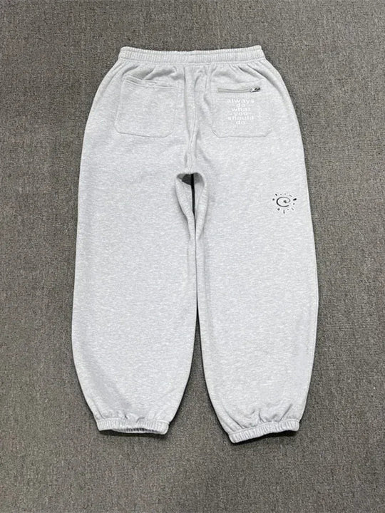Vintage Graphic Baggy Joggers – Unisex Relaxed Fit Sweatpants