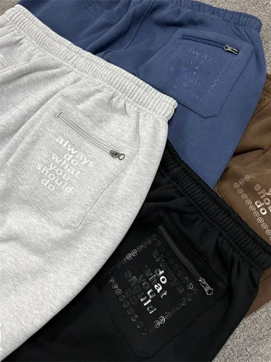 Vintage Graphic Baggy Joggers – Unisex Relaxed Fit Sweatpants