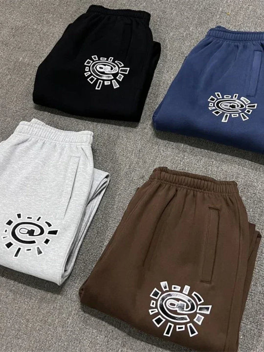 Vintage Graphic Baggy Joggers – Unisex Relaxed Fit Sweatpants