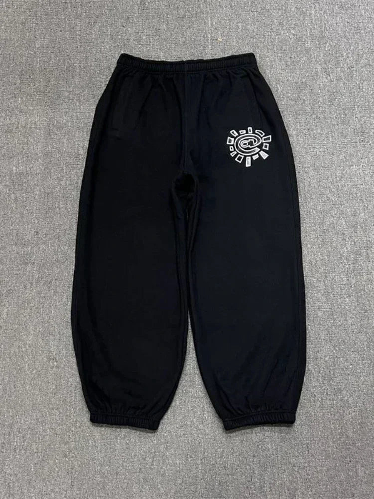 Vintage Graphic Baggy Joggers – Unisex Relaxed Fit Sweatpants