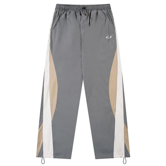 Panelled Parachute Trousers – Unisex Wide-Leg Lightweight Pants