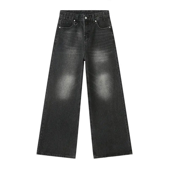 LifeOfStreetwear | Men’s Baggy Black Washed Denim Jeans