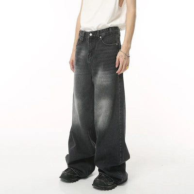 BAGGY BLACK DENIM JEANS UNISEX SOFT DENIM