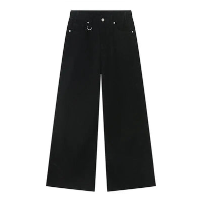 BAGGY BLACK DENIM JEANS UNISEX SOFT DENIM