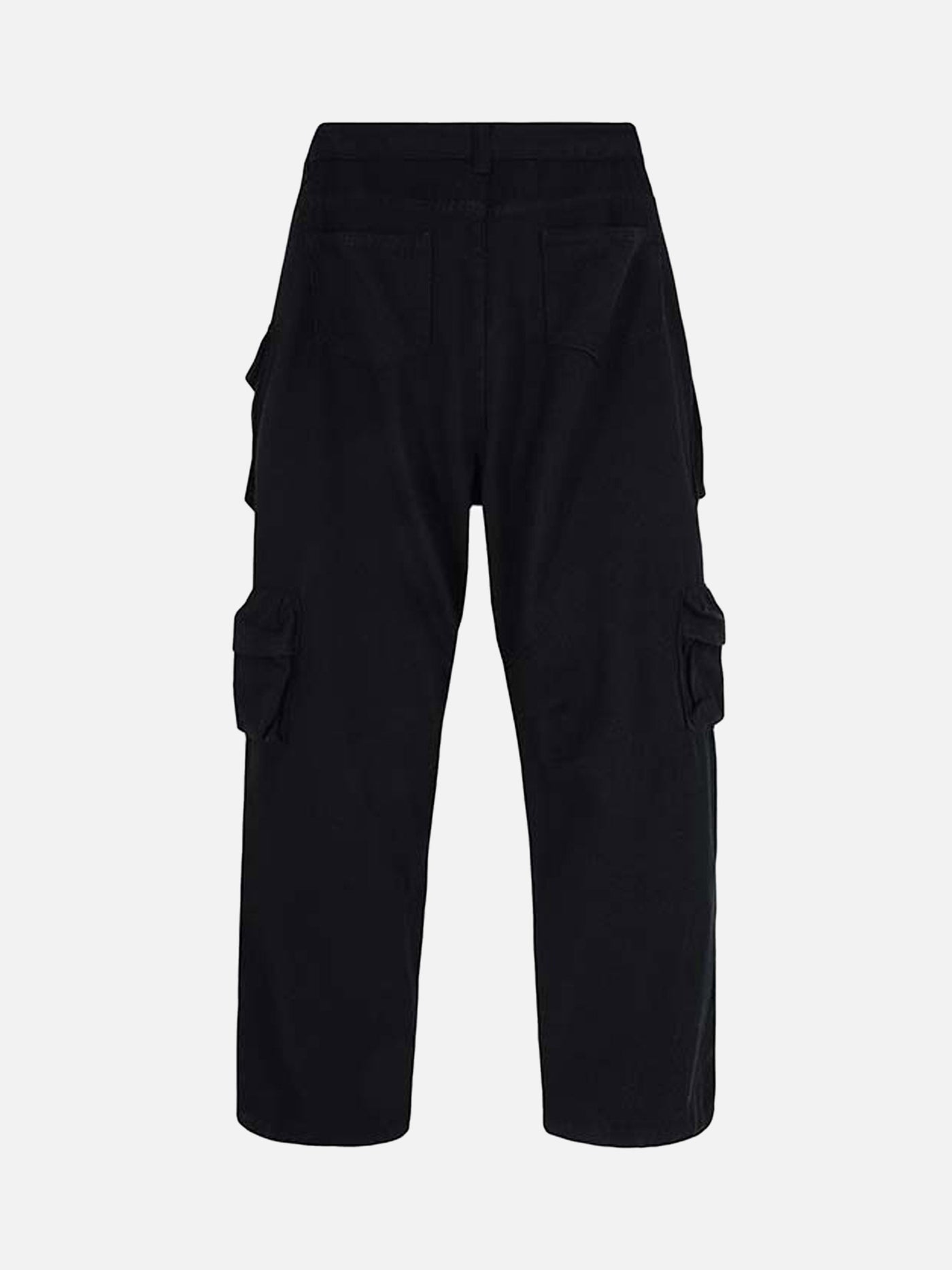 BEIGE CARGO PANTS WITH MULTIPLE POCKETS COTTON BLEND PANTS